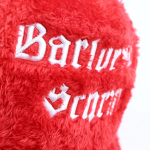 Hochwertige pelzige Gorras Rahmen Baseball Mesh Hut Verkäufer 5 Panel gestickte Logo Mesh Cap benutzer definierte Samt Trucker Hut für Erwachsene - Product Image 6