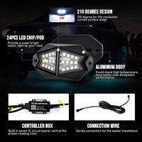Luz Led de Color de sueño para coche, iluminación Interior de roca RGB, blanco puro, aplicación de teléfono inteligente y RF, Control remoto, bajo brillo, para UTV, ATV, 8 Pod
