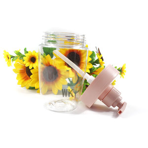 Rosa bocca larga PET plastica bottiglia di Gel doccia lozione per le <span class=keywords><strong>mani</strong></span> Shampoo <span class=keywords><strong>detergente</strong></span> per il viso per crema per il viso - Product Image 3