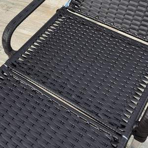 Kit MRDDECORA 2 chaises longues en <span class=keywords><strong>bambou</strong></span> inclinables Madrid (Noir) - Product Image 6