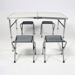 QM Modern-style Portable Furniture Suitable for Outdoor <b>Picnics</b> and Camping <b>Table</b> Aluminum Alloy <b>Foldable</b> <b>Picnic</b> <b>Table</b> - Product Image 4