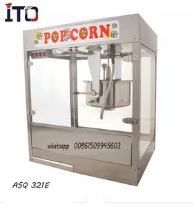 Industriële Vending Elektrische Automatische Popcornmachine Grote Capaciteit Voor Bioscoopbioscoop