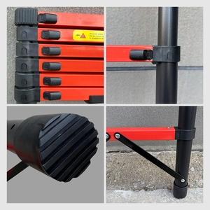 Échelle télescopique simple face moderne et réglable de 20 pieds, certifiée CE EN131, pour appartement, vente en gros d'usine - Product Image 3