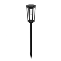 Lampes solaires vintage pour jardin, IP65 étanches, lampadaires décoratifs de style antique, lampes à poteau LED pour jardin