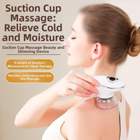 Appareil de massage à ventouses à pression négative à 9 niveaux avec chauffage par lumière rouge pour le remodelage corporel et le drainage lymphatique