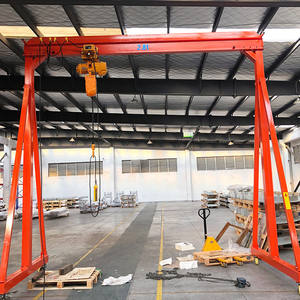 Hauteur réglable 1-5 tonnes palan électrique sans rail Mobile levage Portable portique grue nouveau moteur portée réglable 25 tonnes - Product Image 5