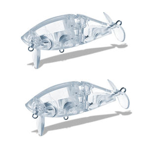 Isca Artificial T-9233 90mm 22g em Duas Seções, Sem Pintura, Iscas de Plástico Duro Transparentes - Product Image 6
