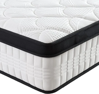 Matelas à ressorts ensachés indépendants avec gel rafraîchissant, tissu respirant et soutien dorsal, taille personnalisable
