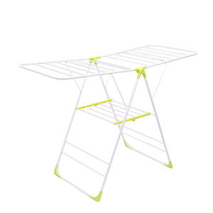 Thuisgebruik Balkon Vloer Opvouwbare Gevleugelde Kleding Droogrek Indoor Cooling Opknoping Kledingrek Baby Luier Rack - Product Image 3