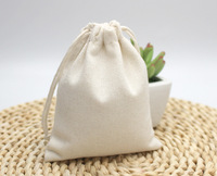 Petit sac en tissu de poche d'été anti-poussière réutilisable avec logo rétro personnalisable à la mode