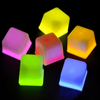 12 pièces lumineuses colorées Glow Ice Cube pour bar bâtons lumineux fête boîte de nuit
