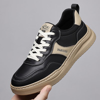 Chaussures de skate solides pour hommes, prêtes à être expédiées, automne, à lacets, loisirs, deux couleurs en stock, petites commandes acceptées, livraison rapide