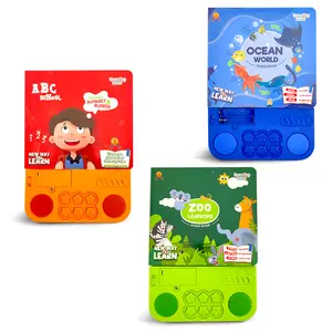 Machine d'apprentissage intelligente avec éclairage et musique, lecture tactile, lecture par points, <span class=keywords><strong>livre</strong></span> électronique, <span class=keywords><strong>livre</strong></span> <span class=keywords><strong>audio</strong></span>, matériau ABS, batterie au lithium, unisexe - Product Image 1