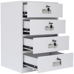 Hot <span class=keywords><strong>4</strong></span> cassetti mobile file cabinet <span class=keywords><strong>data</strong></span> storage cabinet comodino a porta singola piccoli armadietti in ferro per attrezzature per l'home office - Product Image 2