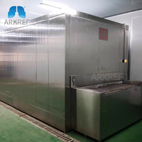 Congélateur de machine de congélation rapide Iqf poisson congélation Tunnel congélateur machines de traitement congelé congélateur à explosion profonde pour poisson