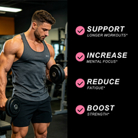 Richtek OEM/ODM Pré-entraînement pour hommes et femmes avec Taurine, Rhodiola, Citrulline Malate, Bêta-Alanine, Caféine