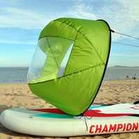 Planche à voile pliable pour kayak, planche de surf, voile assistée par énergie éolienne pour kayak, surf et voile