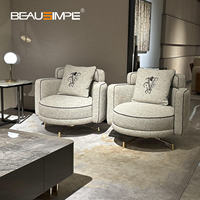 Ensemble de canapés modulaires en cuir de luxe italien, style moderne et luxueux, personnalisable, pour salon