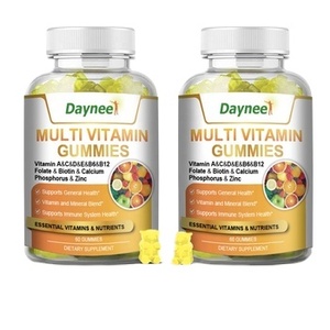 Gomitas multivitamínicas con vitaminas A <span class=keywords><strong>C</strong></span> E B6 B12 y minerales Gomitas naturales sin OGM - Product Image 1