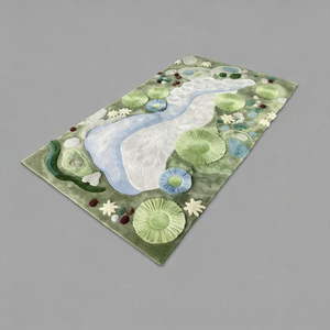 Servizio OEM, Design Gratuito, Spedizione Veloce, <span class=keywords><strong>Tappeto</strong></span> Morbido Personalizzato per Casa, Multi-Strato 3D Ecologico e Trapuntato - Product Image 4