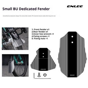 ENLEE untuk Spakbor Sepeda Lipat-Model E227 Modifikasi Lepas-Pasang Cepat untuk Dekorasi Sepeda Jalan & Pelindung Lumpur Spakbor Sepeda - Product Image 3
