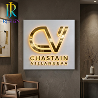 Enseigne lumineuse LED sur mesure en lettres rétroéclairées, en acrylique miroir haute définition, découpe lisse, pour publicité extérieure, devanture de magasin, panneau d'enseigne de boutique