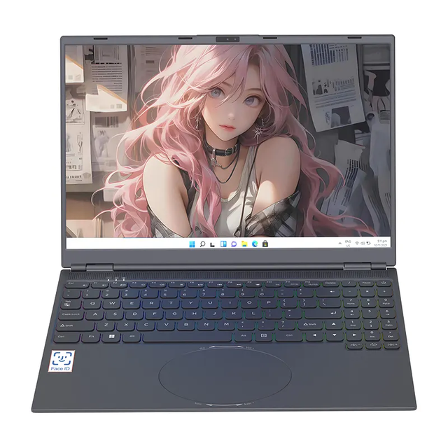Cheap Wholesale Intel I3-8109 Business Laptop 16Inch Touch Screen 180Opening And Closing Infrared Camera Support Win11 Pro