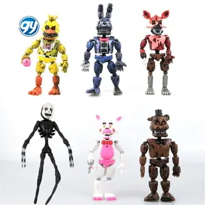 新产品2023流行之夜弗雷迪的fnaf figuren五夜弗雷迪胡瓜夜