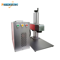 Machine de marquage laser à fibre Raycus 20W 30W à prix abordable, compatible CNC DXF/BMP/AI, haute sécurité, mini portable pour gravure sur métal