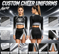 Vêtements de cheerleading en gros, uniformes de cheerleading de qualité supérieure, fabricant en gros, conception gratuite, OEM, ODM