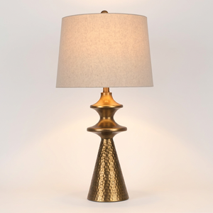 Lámpara de Mesa Moderna de Metal Dorado en Forma de Cono, sin Pantalla, para Sala de Estar, Mesita de Noche, Oficina, Escritorio - Product Image 4