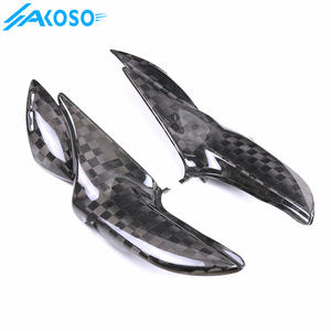 AKOSO 3K fibra de carbono seca motocicleta tanque de combustible paneles laterales cubierta carenado Kits cubierta Protector para <span class=keywords><strong>Kawasaki</strong></span> <span class=keywords><strong>Z900RS</strong></span> 2018-2024 - Product Image 6