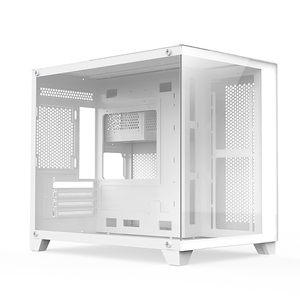 OEM強化ガラスゲームPCケースゲーマーキャビネットマイクロATXミニ<span class=keywords><strong>ITX</strong></span>透明コンピューターケースタワー - Product Image 6