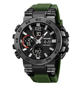 Reloj de Pulsera de Cuarzo Clásico para Hombre <span class=keywords><strong>Skmei</strong></span> 2499, con Correa de Plástico, Esfera de Cristal, Manecillas y Caja de Acero Inoxidable, en Oferta - Product Image 3