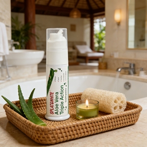 Dentifricio Sbiancante Biologico 120ML per Adulti con Gengive Sensibili Ingredienti di Aloe Vera e <span class=keywords><strong>Calendula</strong></span> Formula Naturale a Base di Erbe - Product Image 1