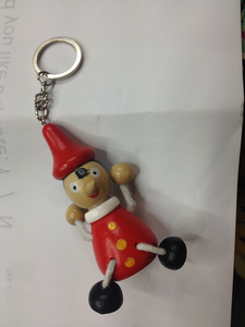 Porte-clés de poupées en bois marionnette <span class=keywords><strong>Pinocchio</strong></span> à long nez - Product Image 4