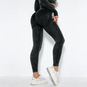 Hot Selling High Waist Custom Fitness Womens Butt Lifting Gym Workout Sports Yoga Leggings