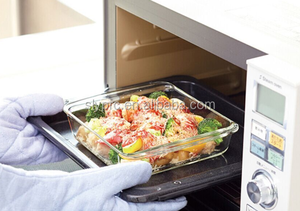 Thủy tinh nướng vòng Món ăn thủy tinh nướng món ăn Vòng deef <span class=keywords><strong>Flan</strong></span> cao borosil Kính nướng món ăn - Product Image 5