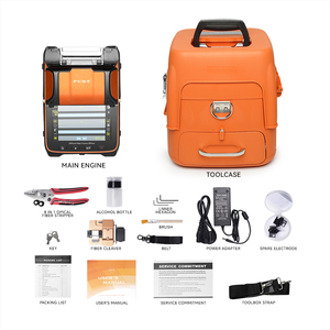 Máquina de Empalme de Fibra Óptica Automática DHL UPS AI-9 Fusion Splicer de 6 Motores, Equipo de Fibra Óptica Multi-Idioma para FTTH - Product Image 3