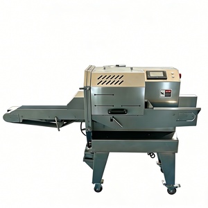 Machine à trancher les viandes cuites pour charcuterie commerciale, idéale pour le porc braisé, le bœuf, le jambon, le bacon et les viandes séchées, usage professionnel en restaurant - Product Image 6
