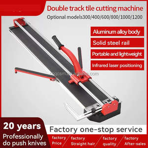 300-1200 डबल-ट्रैक एल्यूमीनियम मिश्र धातु टाइल पुश चाकू काटने मशीन औद्योगिक 4-12 मिमी कटौती ठोस स्टील रेल लेजर - Product Image 2