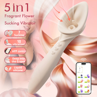 Verbesserte APP-Steuerung Zungen-Leck-Klitoris-Stimulator Vakuum-Saug-Masturbator Sex-Saug-Vibrator für Frauen