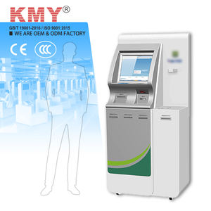 Kiosque de paiement libre-service à écran tactile pour <span class=keywords><strong>magasin</strong></span> de détail avec fente à pièces Accepteur de monnaie OEM ODM SDK Acier laminé à froid étanche - Product Image 1