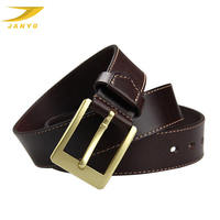 Ceinture personnalisée de marque haut de gamme, boucle de ceinture en laiton personnalisée, ceinture en cuir véritable de haute qualité pour hommes