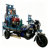 Foreuse de puits d'eau de 150 m, machine de forage de puits profonds avec structure durable pour des travaux de forage à long terme