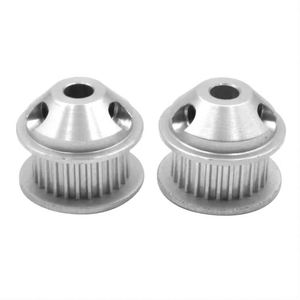 Poleas de Correa Dentada MXL Personalizadas INTECH OEM para Slider de Cámara, 26 Dientes, Aleación de Aluminio, Acabado Anodizado, Diámetro de Orificio Personalizado 1 - Product Image 1