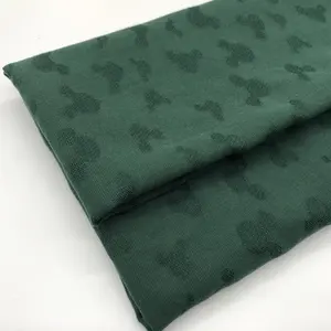 A fábrica venda 100% algodão mickey mouse jacquard tecido diretamente para roupas tecido disponível em estoque