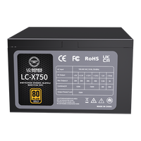 LOVINGCOOL Alimentation Haute Qualité 750W 850W 1000W Or 80Plus pour PC Gamer, Serveur CPU GPU, Boîtier Ordinateur ATX