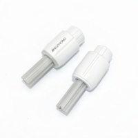 Kit d'amortisseurs à fermeture douce au design moderne pour abattants de toilettes, matériau PA66+50%GF, durée de vie 100 000 cycles, écologique, pour salle de bain