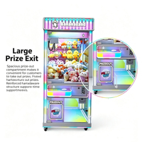 Machine à griffes lumineuse personnalisée avec éclairage RGB pour attraper des peluches, machine de jeu d'arcade pour parc d'attractions